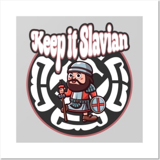 Slavian funny shirt Posters and Art